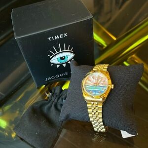 Timex x Jacquie Aiche Sunrise Gold Watch Brand New